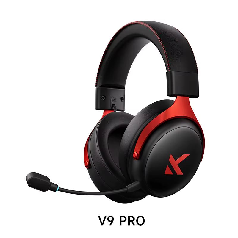 V9 Pro Wireless Gaming Headset Surround Sound Headphones Noise Canceling Mic Low Latency Lightweight for PS5 PC SWITCH