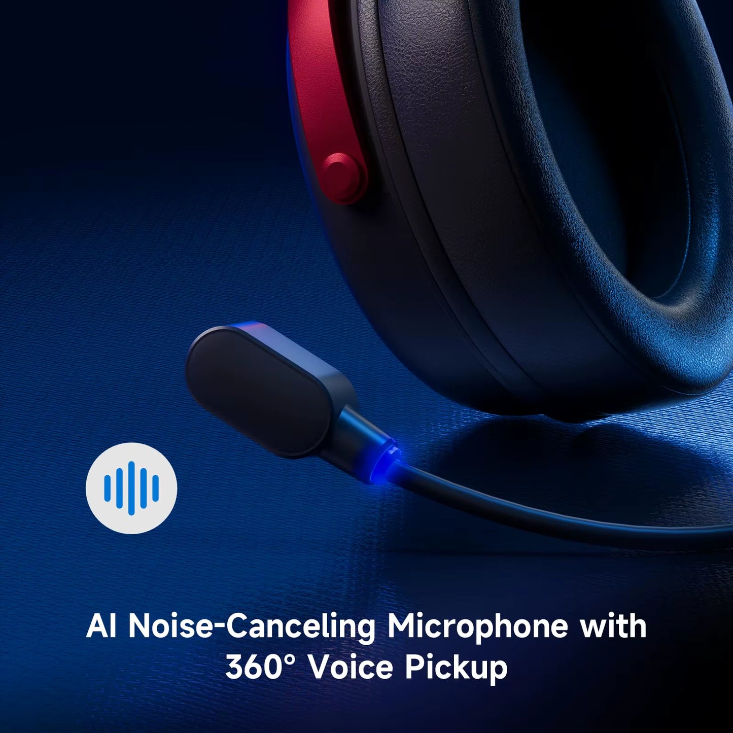 V9 Pro Wireless Gaming Headset Surround Sound Headphones Noise Canceling Mic Low Latency Lightweight for PS5 PC SWITCH