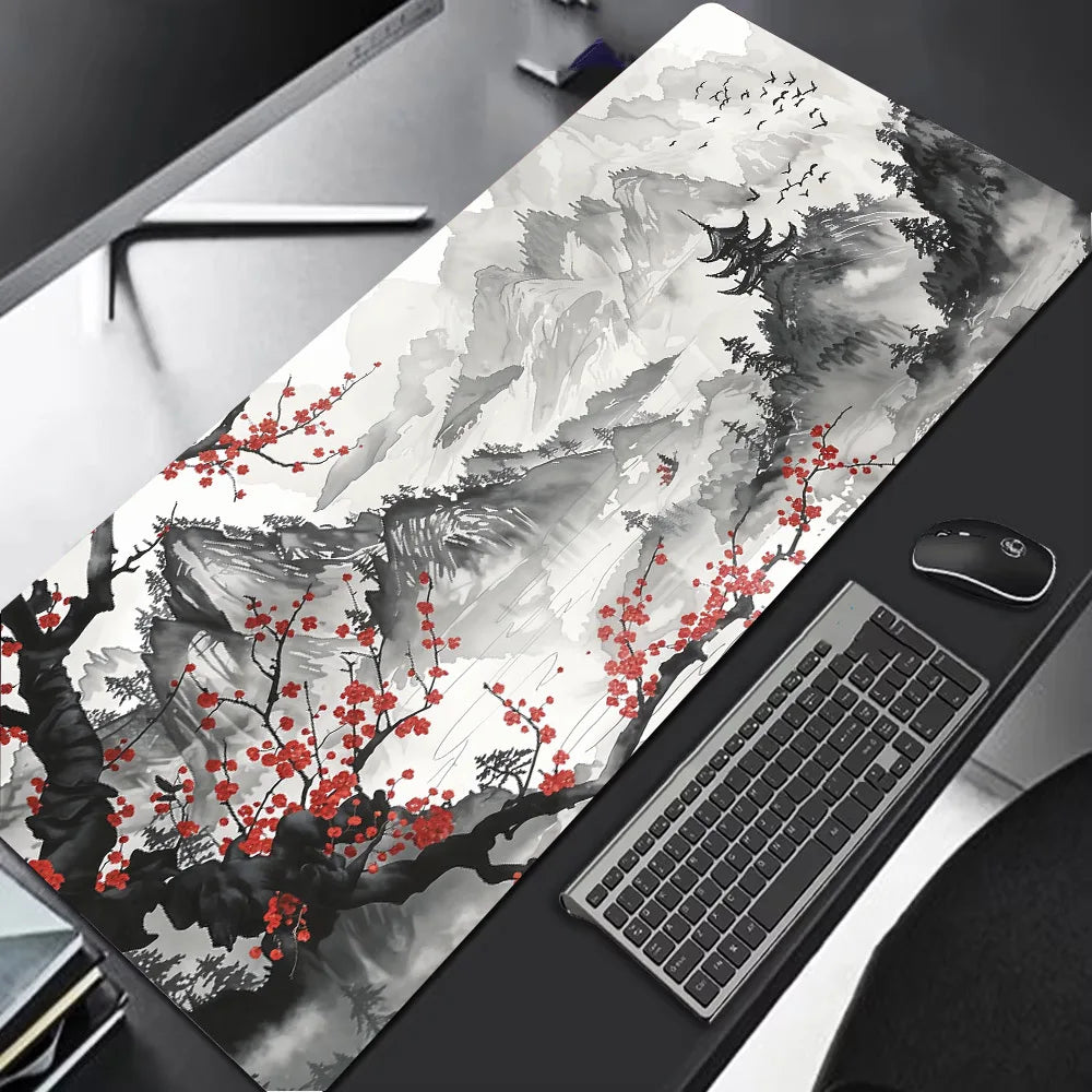 Sakura Scenery Mouse Pad Large