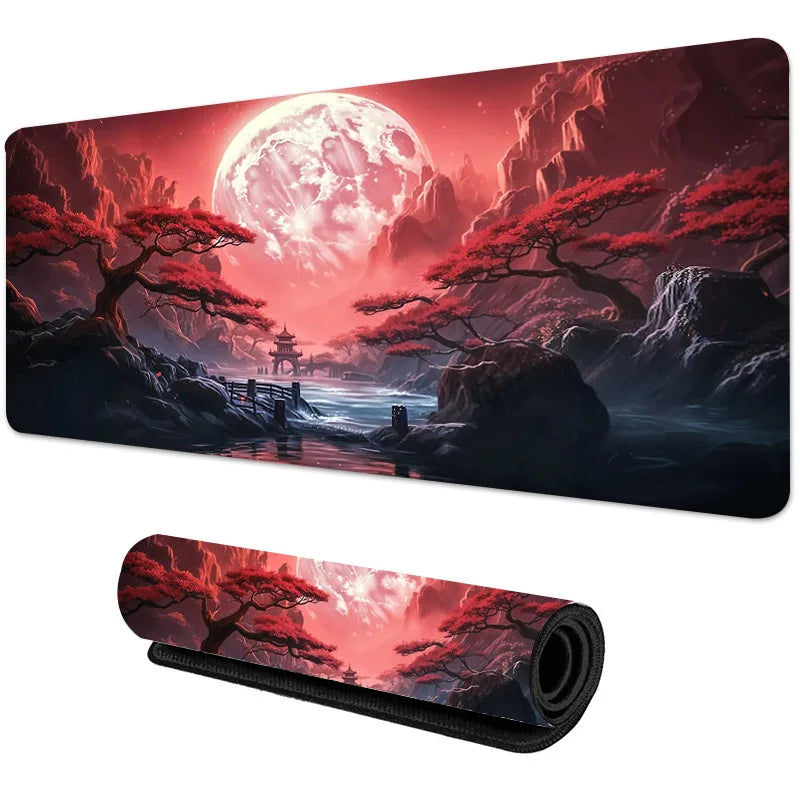 Sakura Scenery Mouse Pad Large
