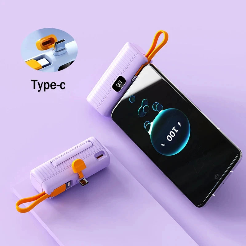 Xiaomi 30000Mah Mini Portable Pocket Power Bank Type-C Two-Ways Fast Effective Charging Power Bank Compatible for Iphone