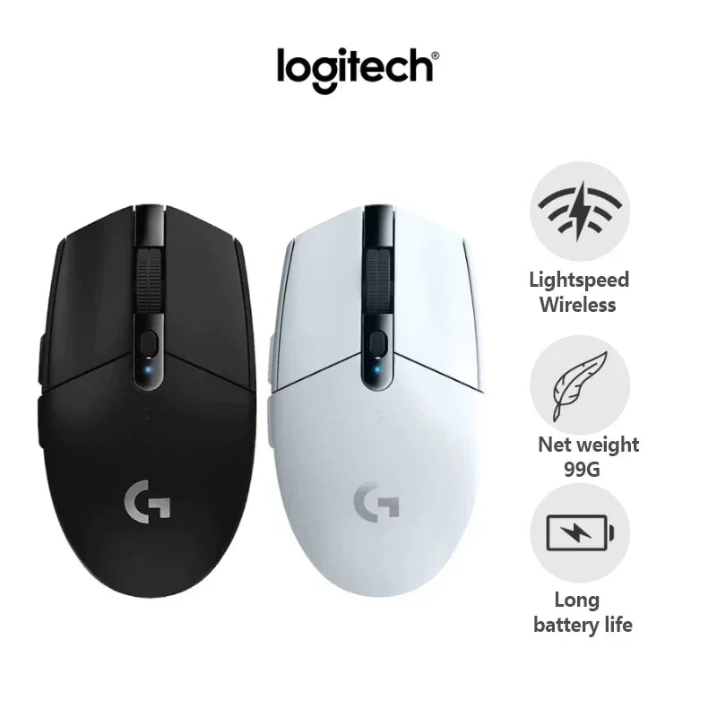 Original G304 Ligthspeed Wireless Gaming Mouse Hero 12K Sensor 12000Dpl Compatible PC Mac