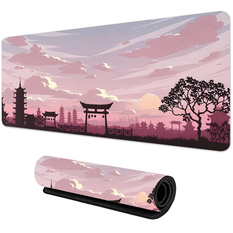 Sakura Scenery Mouse Pad Large