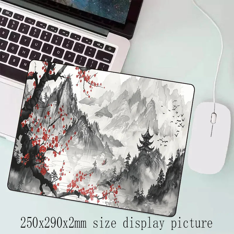 Sakura Scenery Mouse Pad Large
