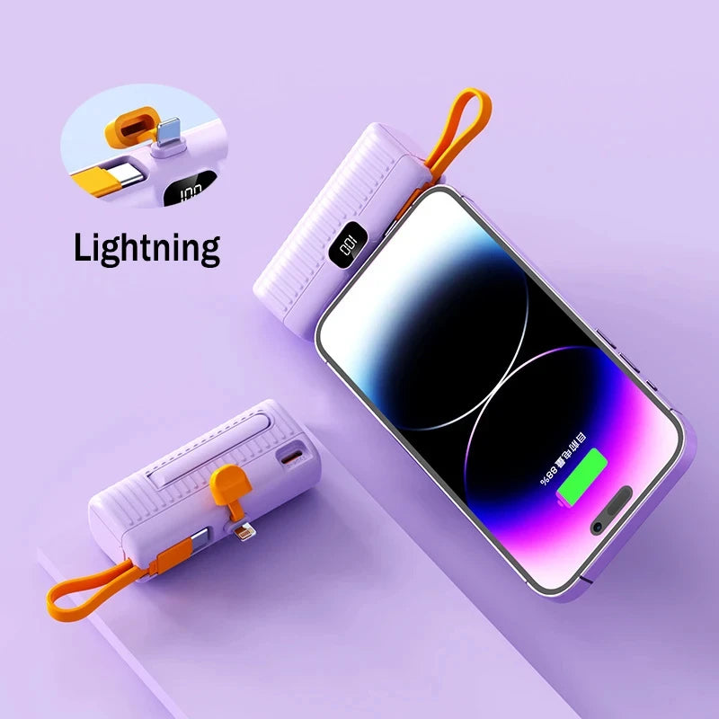 Xiaomi 30000Mah Mini Portable Pocket Power Bank Type-C Two-Ways Fast Effective Charging Power Bank Compatible for Iphone