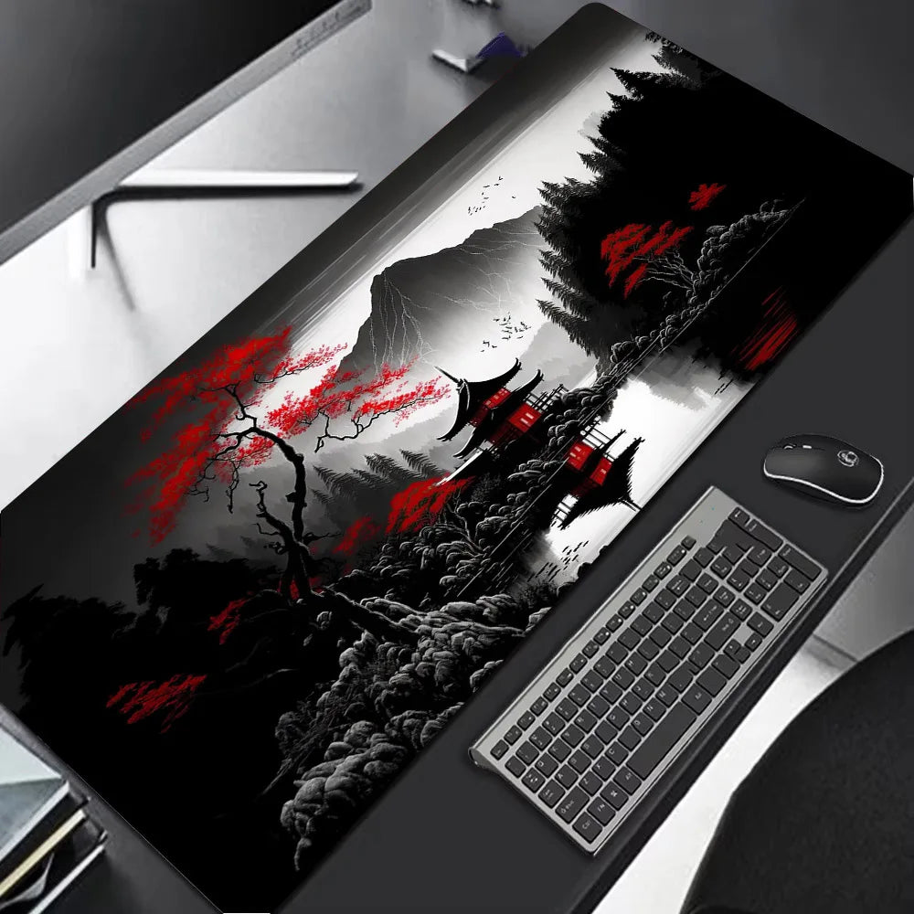 Sakura Scenery Mouse Pad Large