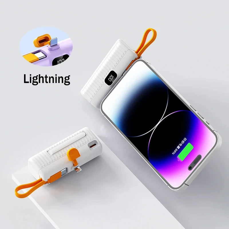 Xiaomi 30000Mah Mini Portable Pocket Power Bank Type-C Two-Ways Fast Effective Charging Power Bank Compatible for Iphone